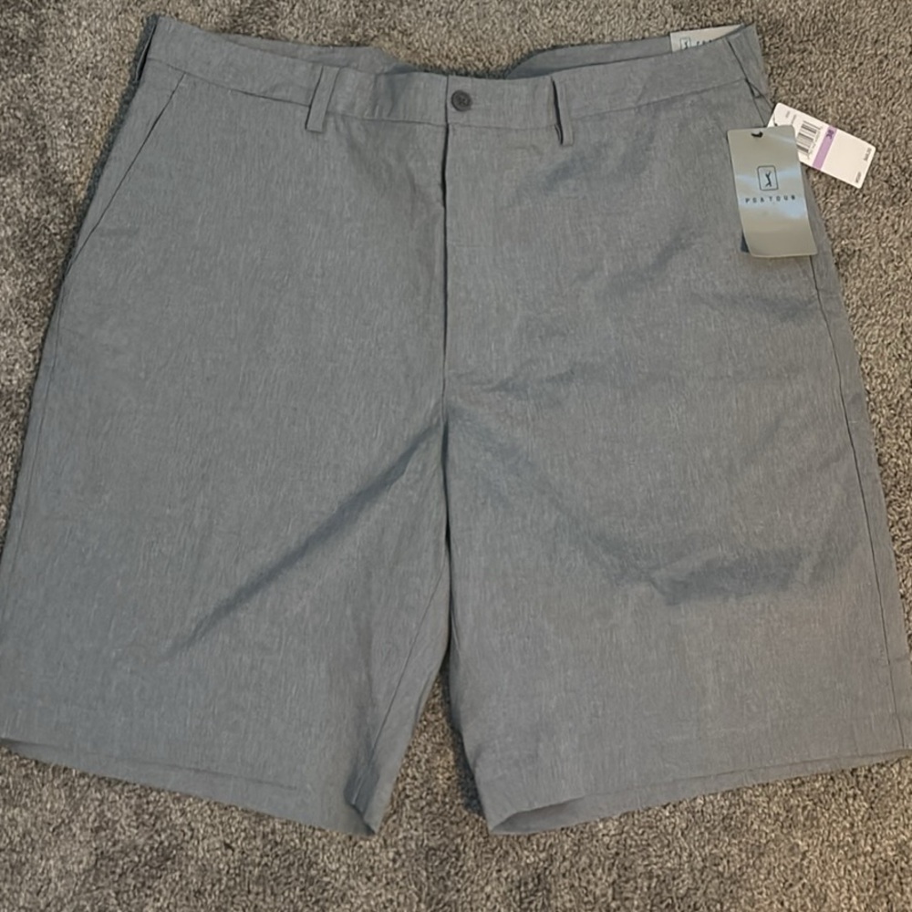 PGA Tour Men's Classic Gray Shorts